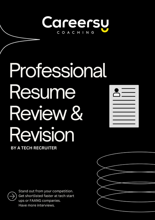 Resume Review & Revision by Tech Recruiter