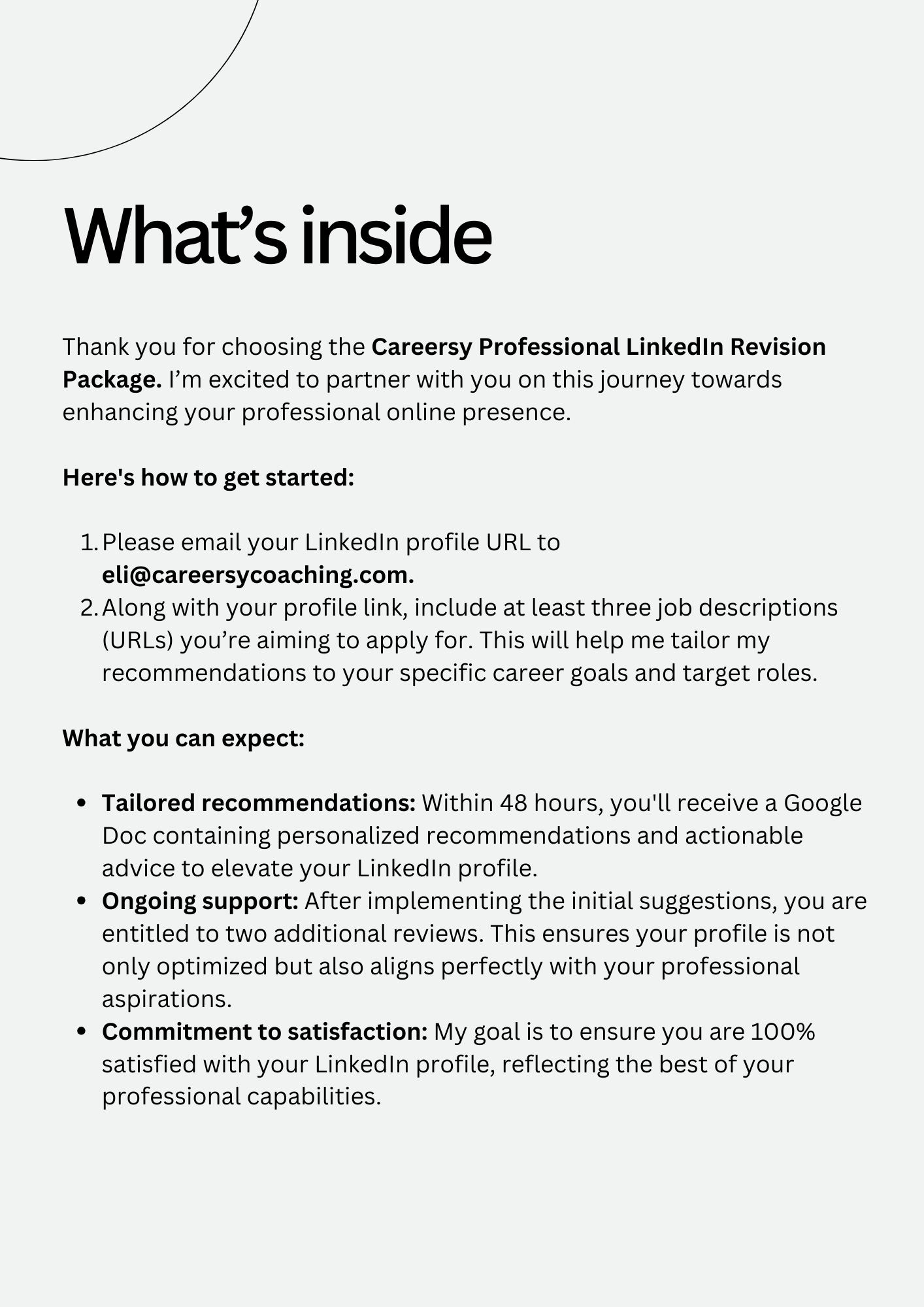 Complete LinkedIn Profile Review & Makeover with Expert Guidance